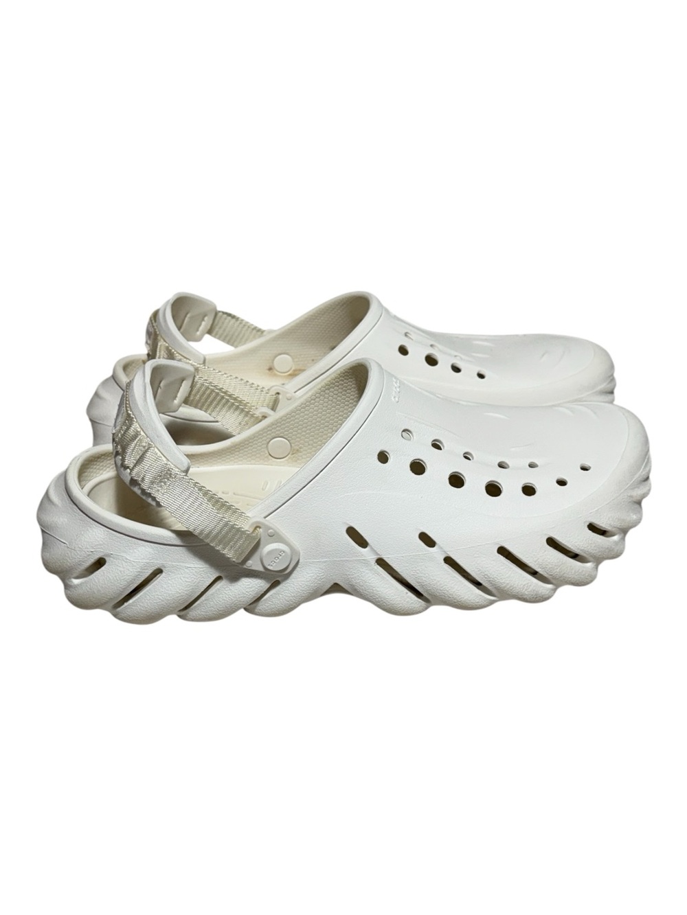 Crocs Echo Clog Stucco Bone Off White Men’s Size 11